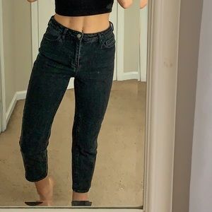 BLACK MOM JEAN👣